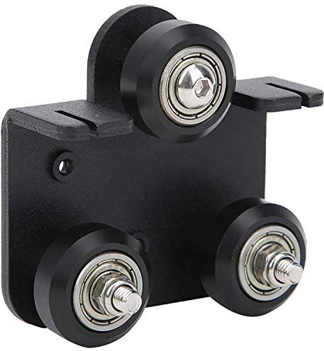 3Dman Extruder Back Support Plate with 3pcs 2020V POM Pulley for 3D Printers