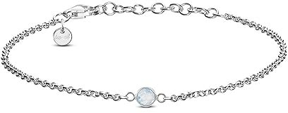 Armband Mondstein 925 Silber