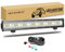 SKYWORLD LED Arbeitsscheinwerfer Bar 51.4cm 420W LED Scheinwerfer 12V 24V Arbeitslicht Zusatzscheinwerfer mit Kippschalter Kabelbaum für Auto Offroad Traktor PKW LKW SUV UTV ATV
