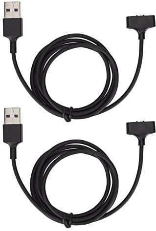 ASHATA 2 Pack Charger Cable Compatible for Fitbit Ionic Smartwatch,Replacement USB Charging Charger Cord Fast Charging Connection Cord for Fitbit Ionic Smartwatch,3.3ft