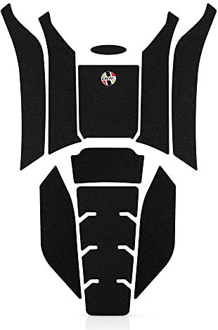 CXEPI Paraserbatoio per Moto,Protezioni Laterali Serbatoio Paraserbatoio Adesivo per Moto NSS750 FORZA 750 2020-2022,Nero