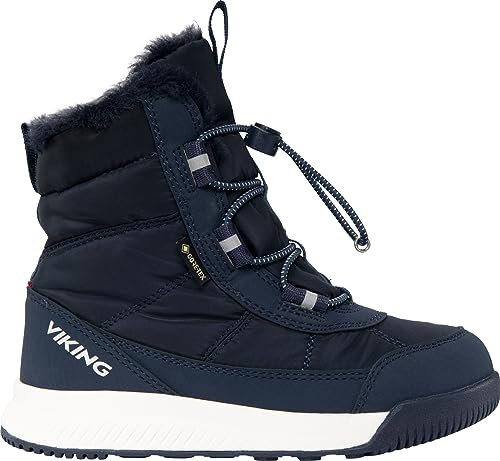 Viking Unisex Kinder Aery Warm Gtx Sl Snow Boot, Navy Blue, 27 EU