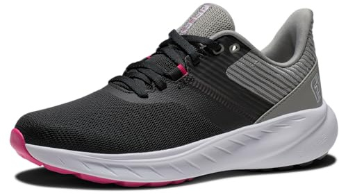 FootJoy Flex Women's Golf Shoe Black/Grey/White, 4.5 UK Medium