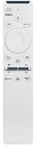 ALLIMITY BN59-01330J Ersatz Sprach Fernbedienung passend für Samsung Frame QLED TV LS03T GQ32LS03TBK GQ65LS03TCU QE32LS03TCU QE50LS03TAU QE55LS03TAU QE65LS03TCS QE65LS03TCU GQ65LS03TAU QE65LS03TAS