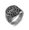 XJruixi Vintage US Army Military Ring Mens Gold/Silver Color Stainless Steel US Army Ring Marine Corps Eagle Ring Male Fashion Jewelry