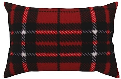 Red and black plaid Printed Pillow Cases Envelope Closure Pillowcase Silky Soft Breathable Pillow Covers Queen Pillow Cases - 50,8 x 76,2 cm