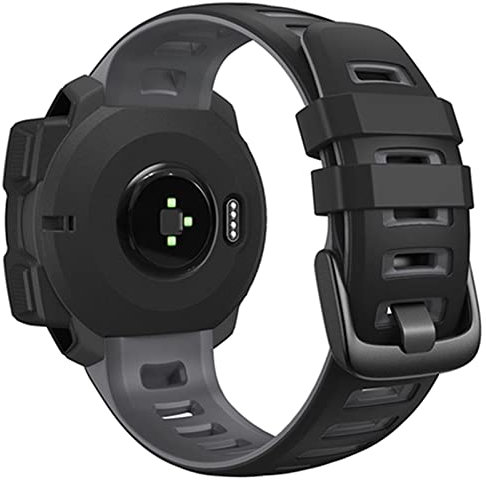 Wtukmo Silikon-Uhrenarmband für Garmin Instinct/Instinct Tide/Esports/Solar/Tactical Ersatz-Uhrenarmband, Instinct Esports, Achat