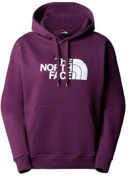 The North Face W Light Drew Peak Felpa con Cappuccio, Ribes Nero Viola, XS Donna