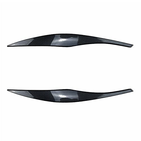Böse Scheinwerfer Augenbrauen Augenlid Winkel Augenlider Abdeckung Trim, Für BMW E90 Limousine E91 Touring 2005-2011 Tuning Bodykit Auto Zubehör (Farbe: Carbon Look)