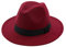 Tigers Cap Herren & Frauen breite Mütze mit Gürtelschnalle Verstellbare Outback-Hüte Cap Herren Schwarz Verstellbar (Wine, One Size)