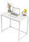 Direct Online Houseware Computer Desk 80 x 50 cm Office Desk for Home Office Workstation for Studying or Gaming Easy Assembly Rustic White Top