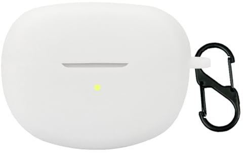 Silikon Hülle für Bose Ultra Open Ear Earbuds Bluetooth Kopfhörer, Schutzhülle Case Cover für Bose Ultra Open Ear Earbuds (White)