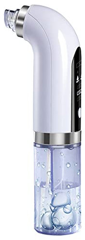 Aspirateur de pores pour points noirs, appareil d'hydrodermabrasion avec 6 têtes d'aspiration, 3 vitesses, circuit d'eau rechargeable par USB, aide à l'extraction des boutons