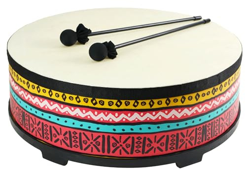 A-Star 22 Zoll Gathering Drum, Vorgestimmte Floor Tom Mit Gummifüßen Und Einem Paar Schlägeln