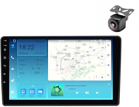 Android 13 Autoradio per Renault Sandero Dacia Duster Captur Xray 2 Logan 2 DIN Stereo Car Tablet Pollici Schermo MP5 Lettore Multimediale Receiver GPS con FM SWC Carplay Auto (M800S 8core 8+256G)