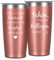 Livole Kollegin Geschenk, Weihnachtsgeschenke Kollegin - Arbeit ist wie ein Banküberfall ohne die richtigen Komplizen wird’s nichts - Beste Kollegin Geschenke, 20oz 600ml Kaffeebecher to go Thermo