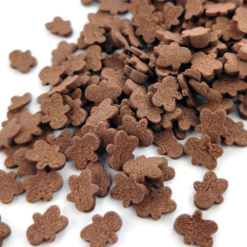Streuselheld Gingerbread Man 80g weihnachtliche Zuckerstreusel | Christmas Sprinkles als Dekoration für Weihnachtsplätzchen, essbare Lebkuchenmann Deko-Streusel für Weihnachtsgebäck
