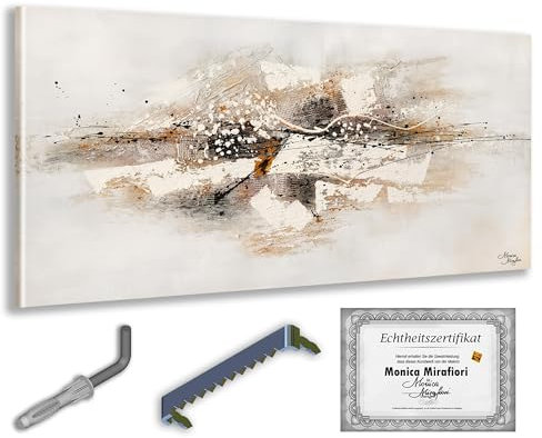 Monica Mirafiori I 100% HANDGEMALT I Gemälde Twilight 140x70cm | Gemälde Handgemalt | Acrylgemälde | Sehr Großes Acrylbild I Moderne Kunst I Kunstbilder