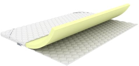 REM-SEN Matratzen Topper Matratzentopper 160x200 cm Höhe 5cm Härtegrad 3 (H3) Mattress Topper aus mittelfeste Polyurethanschaum, Dreilagige Membranhülle Für Sofa oder jeden Platz, Öko-Tex Zertifiziert