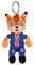PSG - Porte-Clés Mascotte Peluche Germain Le Lynx - 15cm - Licence Officielle - Accessoire Fan Paris Saint-Germain - Idée Cadeau Foot Souvenir Club - Porte Clés avec Maillot Amovible - DC4263