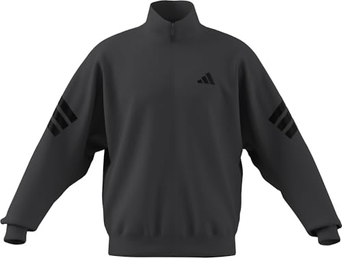 adidas Men's Future Icons Three Stripes Woven Track TOP, Grey six, L
