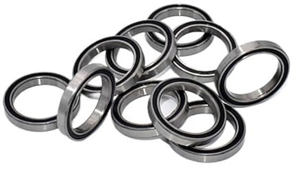 LYHYDMA Kugellager Gummi Lager 10 Stück 6704RS 20 * 27 * 4 (mm) Chromstahl Gummiversiegelt Hochgeschwindigkeitsteile for mechanische Geräte