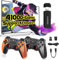 X2 Ultra Retro Game Stick 4K HD 128G Console da gioco retrò,41000+ giochi,43+ emulatori,Console Portatile con 2 controller wireless,Plug and Play TV Console videogiochi,Regalo per adulti e bambini