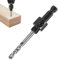 A1 Hole Saw Arbor 14-30mm Quick Change Hex Shank Mandrel with 6.35mm High-Speed Steel Pilot Drill Heavy Duty Carbon Steel Arbor for Power Drill Compatible with Bi-Metal Carbide and Diamond Hole Saws
