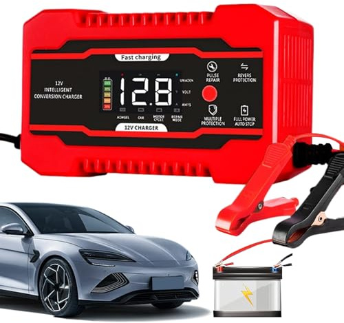Battery Charger - Car Battery Charger | Desolfator Maintainer | 12v6a Assalt Repair Pulse Mount | Motorcycle Mower Boat | Maintenance Equipment
