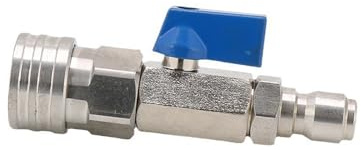 Valvole per idropulitrice in acciaio inox 3/8/1/4 Raccordi rapidi e interruttori di controllo dell'acqua Controllo del tubo Interruttori di flussi d'acqua