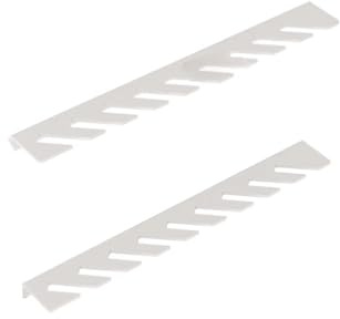 ORICALCHASM Sample Wall-Mounted Tile Sample Rack Metal Floor Tile Display Stand Ceramic Tile Wood Board Display Floating Shelf(White,60cm)