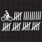 Radfahrer Strichliste - Sticker