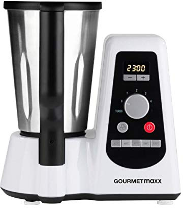 GOURMETmaxx Thermo-Multikocher 8in1 1100W in Edelstahl/Weiß