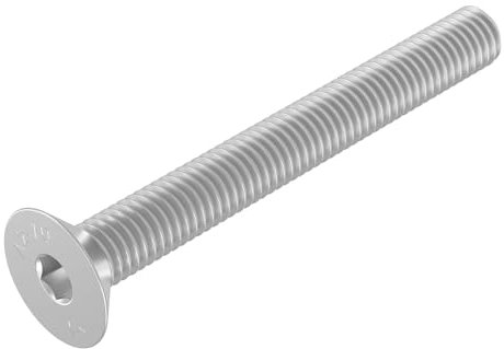 SECCARO Senkschraube M10 x 90 mm, Edelstahl V2A VA A2, DIN 7991 / ISO 10642, Innensechskant, 20 Stück