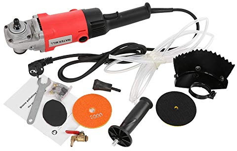 Broyeur de polisseur humide, moulin à eau 220V de broyeur à main à vitesse variable électrique pour pierre 1400W (220V)