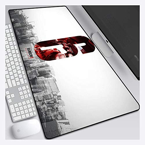 Tapis De Souris Rainbow Six Siege 800X300Mm, Tapis De Souris Speed Gaming, Dessous en Caoutchouc Texture Tapis De Souris avec Base Épaisse De 3Mm, pour Ordinateurs Portables, Pc, Q