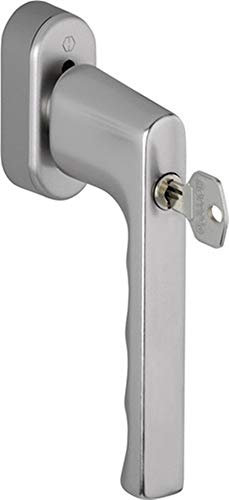 HOPPE Fenstergriff Hamburg 0700S/UD9020 Alu.F9 32-42mm SecuForte®/abschließbar
