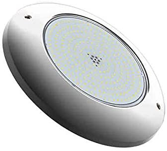 LEDKIA LIGHTING Foco Piscina Superficie LED RGB Sumergible 12V AC IP68 Acero Inoxidable 20W Sí RGB