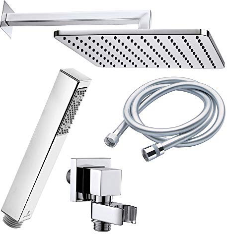 Bossini Shower Concept set completo doccia con Soffione Cosmo 280 x 280 con Doccia Cube e Flessibile 150 cm