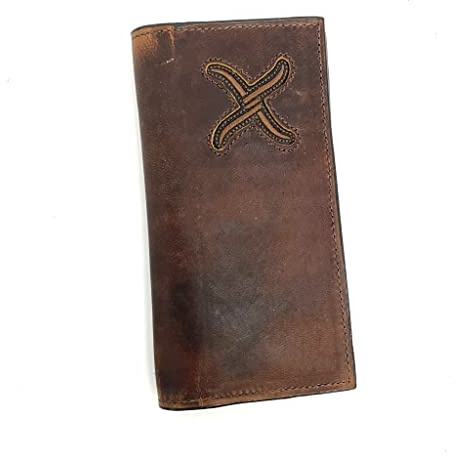 Twisted X Wallet Distressed Bomber X, braun, Amerikanisch