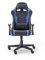 Robas Lund DX Racer Sport OK 132 Gaming Stuhl Bürostuhl Schreibtischstuhl mit Wippfunktion Gamer Stuhl Höhenverstellbarer Drehstuhl PC Stuhl Ergonomischer Chefsessel, schwarz-blau