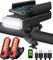 Super Strong Bicycle Light Combo with Phone Holder and Battery Indicator, Rechargeable LED Bike Light Set, Cycling Front and Rear Lamp, Waterproof, Power Bank and Phone Holder