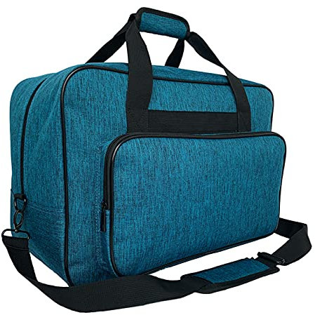 Harilla Nähmaschinentasche, Nähmaschinen-Tragetasche mit Schultergurt, universelle Nähmaschinen-Transporttasche und Aufbewahrungstasche für den Heimgebrauch, Ateliers, Bekleidungsgeschäfte, Grün