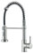 Cesinkin Robinet Cuisine Nickel brossé Mitigeur Cuisine Avec Douchette 360° Robinet d'Évier à Arc Élevé pulvérisateur escamotable 2 Modes de Pulvérisation,Chaud et Froid…