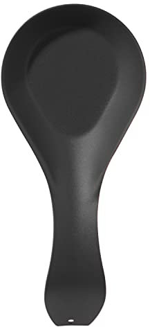 OGGI Repose-cuillère en acier inoxydable - Longue poignée pour maintenir les ustensiles de cuisine en place, excellent repose-cuillère pour comptoir de cuisine, cuisinière ou station de café ;