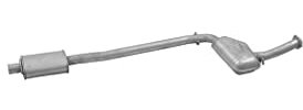 HELLA 8LC 366 024-851 Mittelschalldämpfer - Easy2Fit® Kit - mitte - zweiteilig - Set mit Anbauteilen - für u.a. LANCIA THEMA