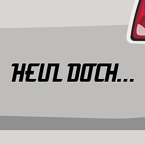 Stickerfreaks Heul doch... Aufkleber Größe: 47x7cm (XXL) | Farbe: 31-neonrot | weinen Sticker Kleber Deko Tuning Spruch
