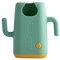DIDOBABY - Didopoucher - Support DEUX EN UN anti-déversement pour sachets d'aliments pour bébés et briques de jus - Poignées ergonomiques - Couvercle à l'épreuve des bébés sûr et propre - Turquoise