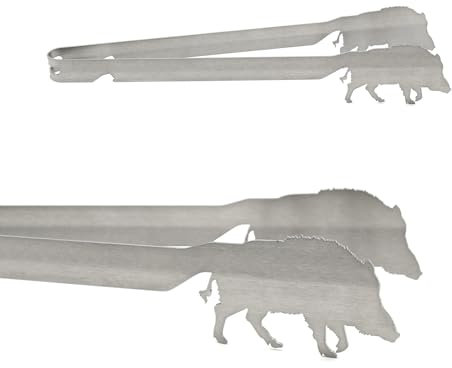 Grillzange Motiv Wildschwein/Jäger/Jägerin Jagd, spülmaschinengeeignet, Geschenkidee, Männergeschenk, Geschenk Jäger, Jagdgeschenk