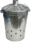 AB Tools Large Galvanised Incinerator Bin + Lid Garden Rubbish Leaf Waste Burner 1pc